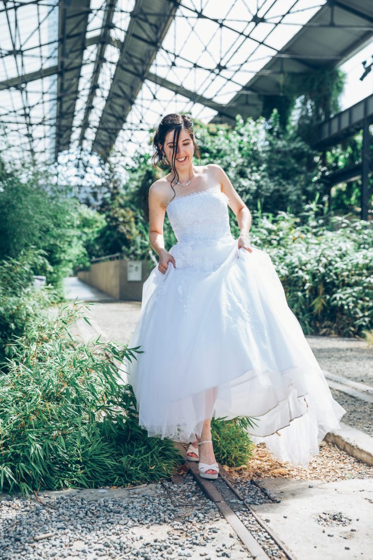 photographe mariage-robe de mariée-coloré-nantes-fonderie-mlle danzanta